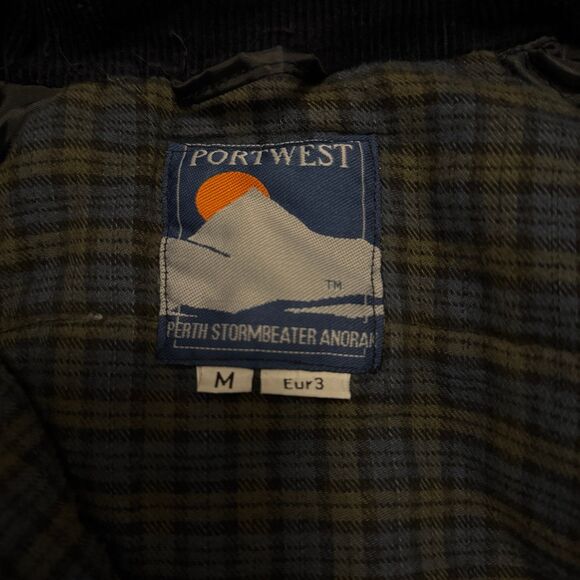 Portwest Perth Stormbeater Jacket Waterproof Packaway Hood Blue Men's Medium - Picture 4 of 12